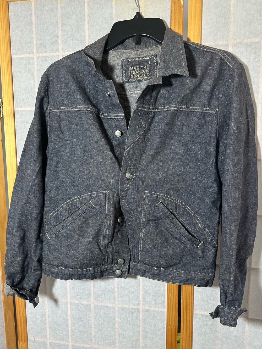 Marithe Francois girbaud Dark Denim Jacket - Blue